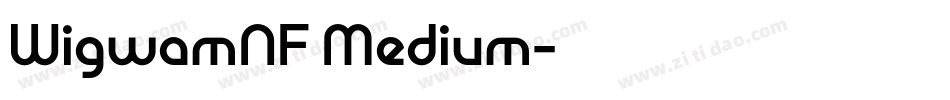 WigwamNF Medium字体转换